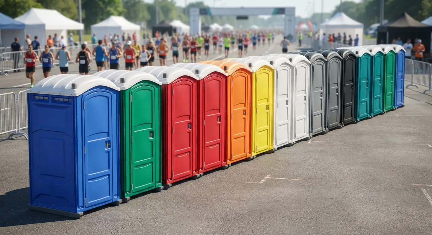 Porta potty in winter